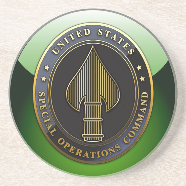 USSOCOM Emblem Coaster (Front)