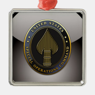 USSOCOM Emblem Metal Tree Decoration