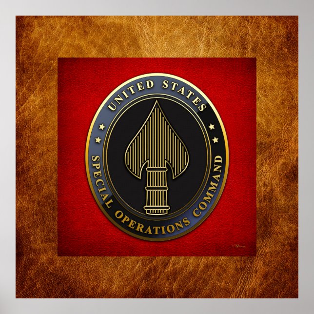 USSOCOM Emblem Poster (Front)