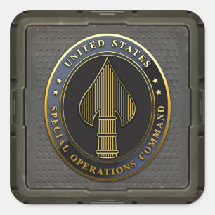 USSOCOM Emblem Square Sticker