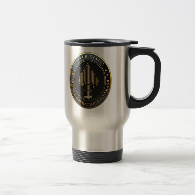 USSOCOM Emblem Travel Mug (Right)