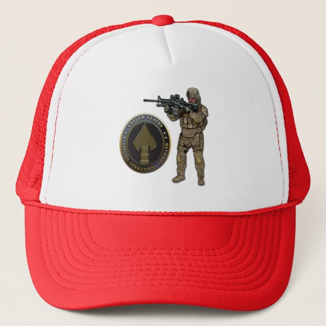 USSOCOM Foot Soldier Trucker Hat (Front)