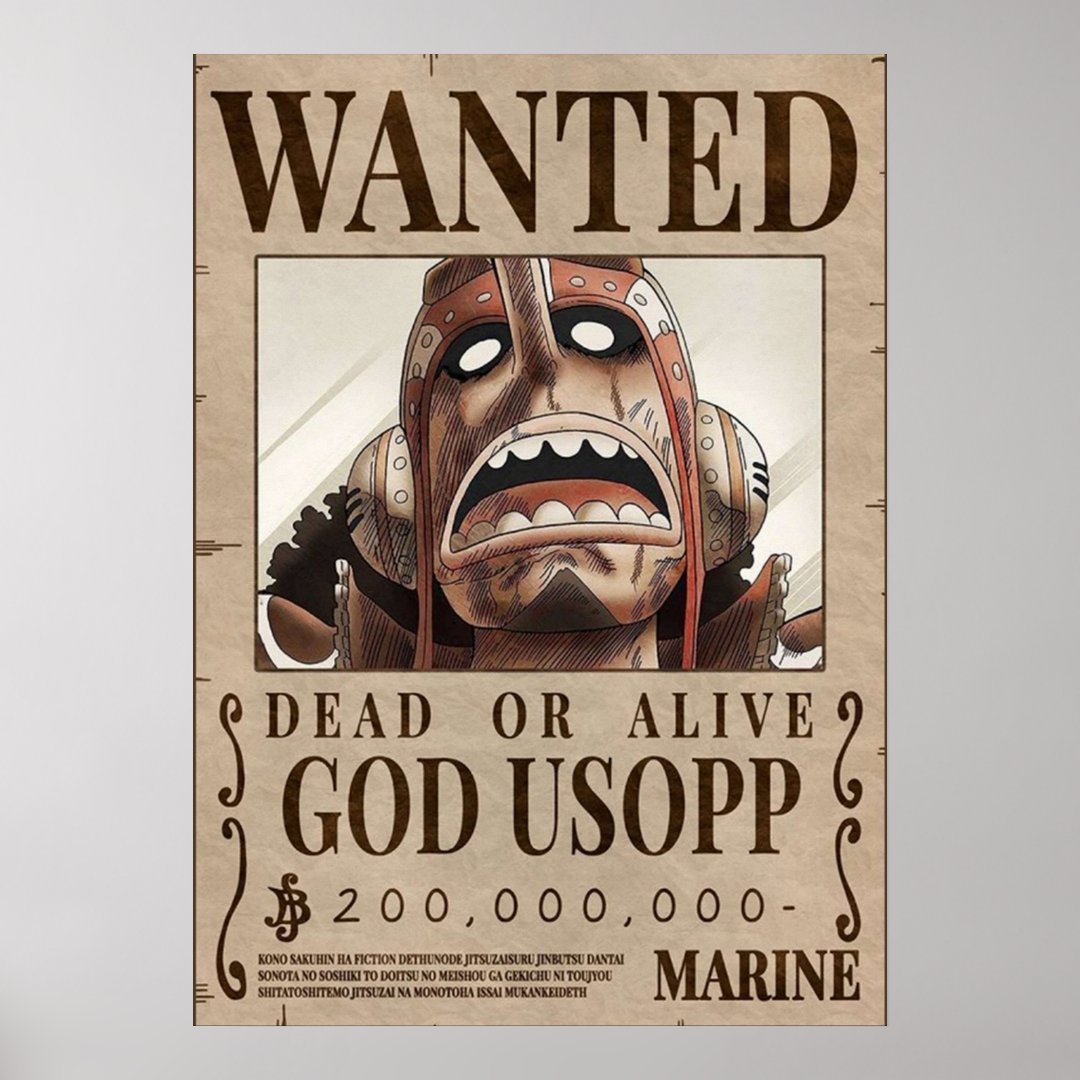 Ussop One Piece Poster | Zazzle