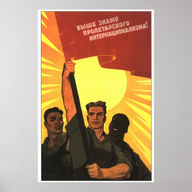 USSR CCCP Cold War Soviet Union Propaganda Posters (Front)