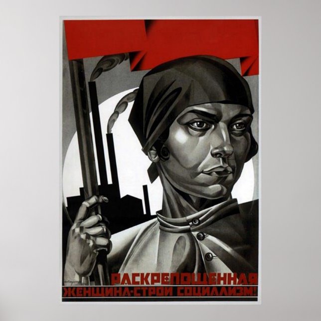 USSR CCCP Cold War Soviet Union Propaganda Posters (Front)