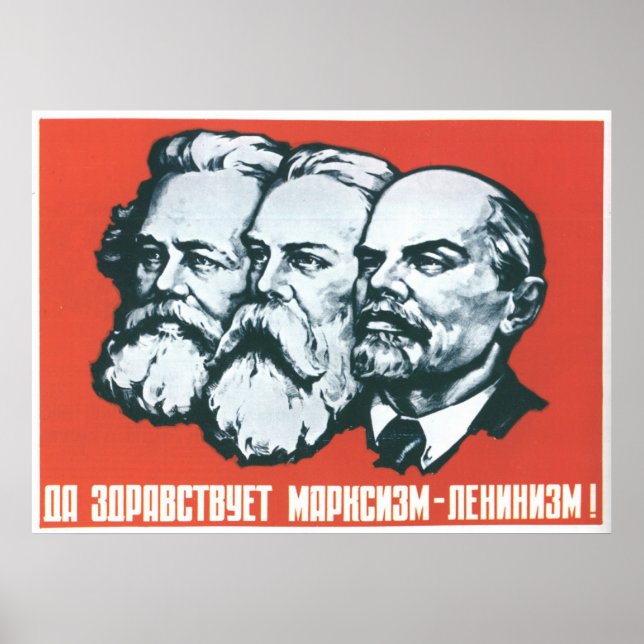 USSR CCCP Cold War Soviet Union Propaganda Posters (Front)