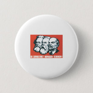 USSR CCCP Cold War Soviet Union Propaganda Posters 6 Cm Round Badge