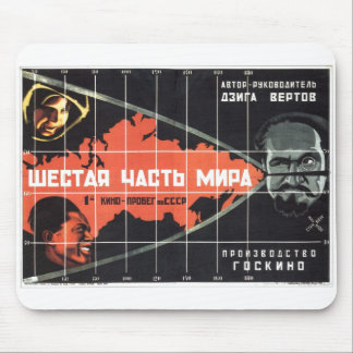 USSR CCCP Cold War Soviet Union Propaganda Posters Mouse Mat