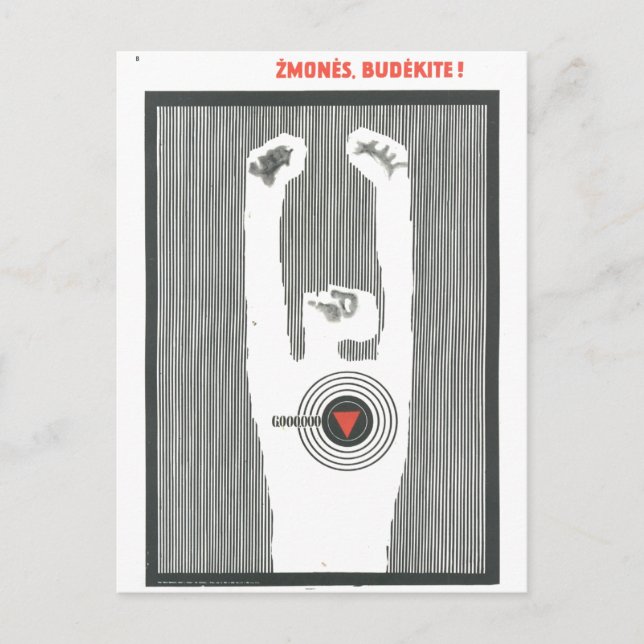 USSR CCCP Cold War Soviet Union Propaganda Posters Postcard (Front)