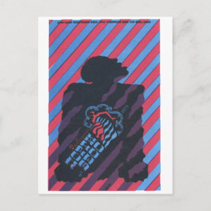 USSR CCCP Cold War Soviet Union Propaganda Posters Postcard