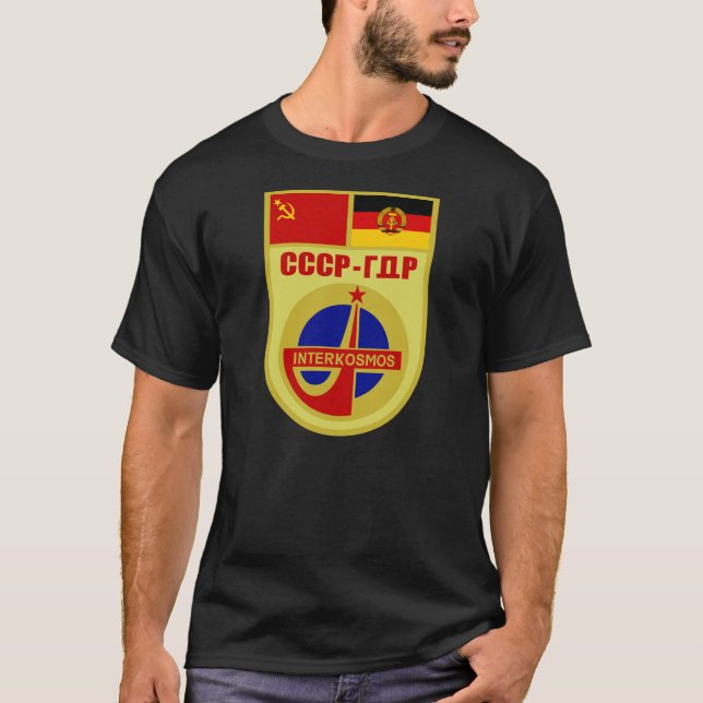 USSR-DDR Soyuz 31 Interkosmos Mission Patch T-Shirt (Front)