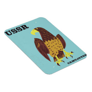 USSR Eagle vintage travel poster Magnet