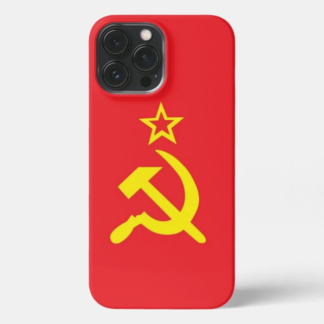 USSR flag iPhone Case (Back)