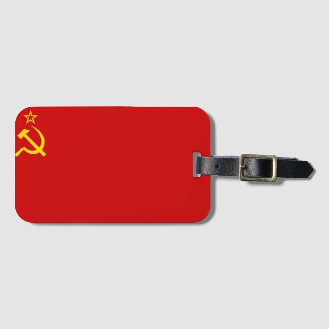 USSR flag Luggage Tag (Front Horizontal)