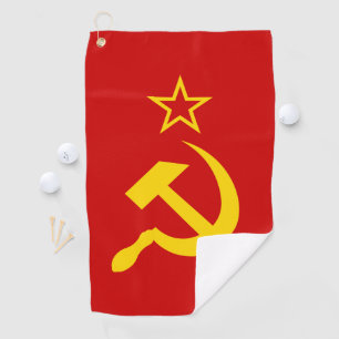 USSR Flag - Soviet Union Flag Golf Towel