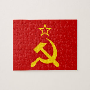 USSR Flag - Soviet Union Flag Jigsaw Puzzle
