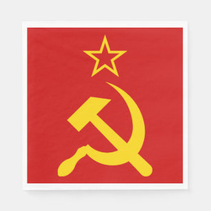 USSR Flag - Soviet Union Flag Napkin