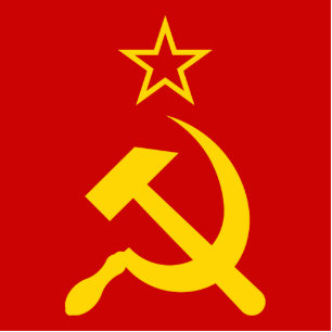 USSR Flag - Soviet Union Flag Standing Photo Sculpture