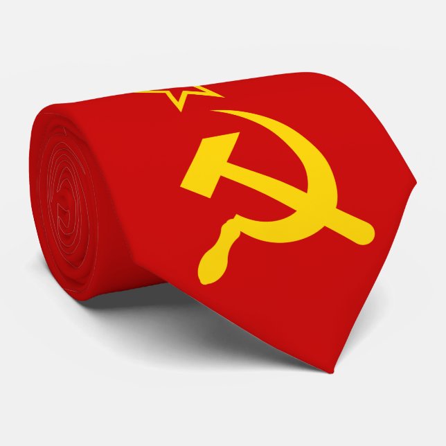 USSR Flag - Soviet Union Flag Tie (Rolled)
