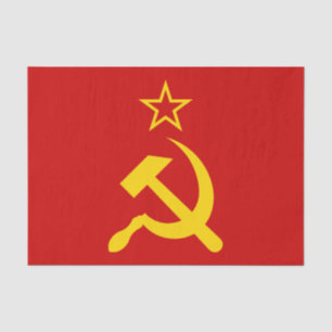 USSR Flag - Soviet Union Flag Tissue Paper