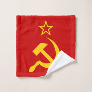 USSR Flag - Soviet Union Flag Wash Cloth