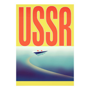 USSR Soviet Travel poster