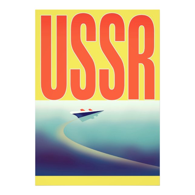 USSR Soviet Travel poster (Front)