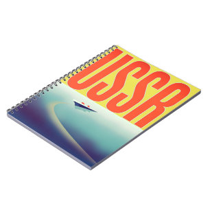 USSR Soviet Travel poster Notebook