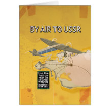 USSR Soviet Vintage Travel Poster.