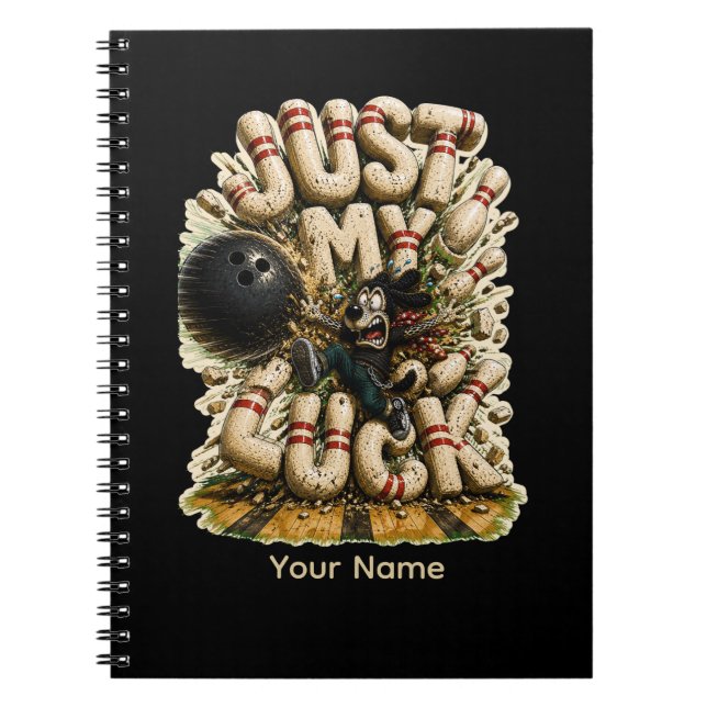 ust Roll With It Personalised Funny Sushi Lover  Notebook (Front)
