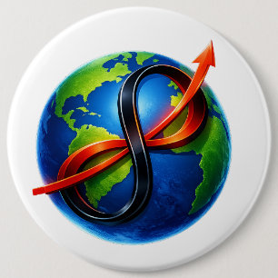 USTP Global Infinity Ascent 6 Cm Round Badge
