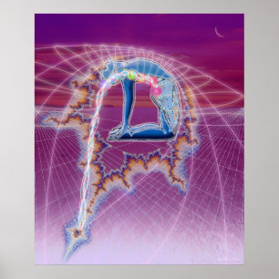 Ustrasana Visualisation Poster