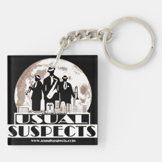 Usual Suspects Band Square Key Chain