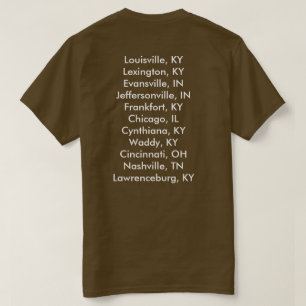 Usual Suspects Band World Tour Shirt