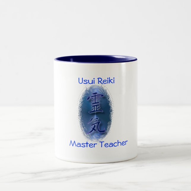 Usui Reiki, Master Teacher Two-Tone Coffee Mug (Center)