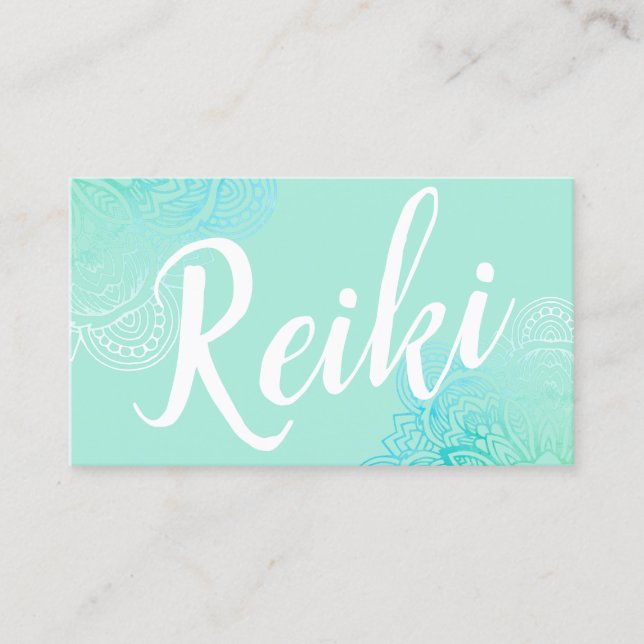 Usui Reiki Practitioner/Instructor Business Card (Front)