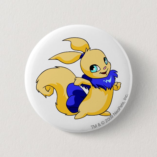 Usul Blue 6 Cm Round Badge (Front)
