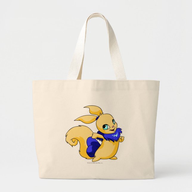 Usul Blue Large Tote Bag (Front)