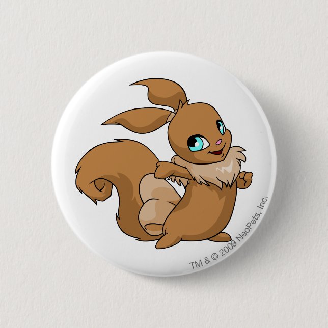 Usul Brown 6 Cm Round Badge (Front)