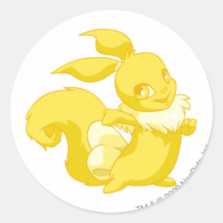 Usul Gold Classic Round Sticker