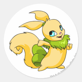Usul Green Classic Round Sticker