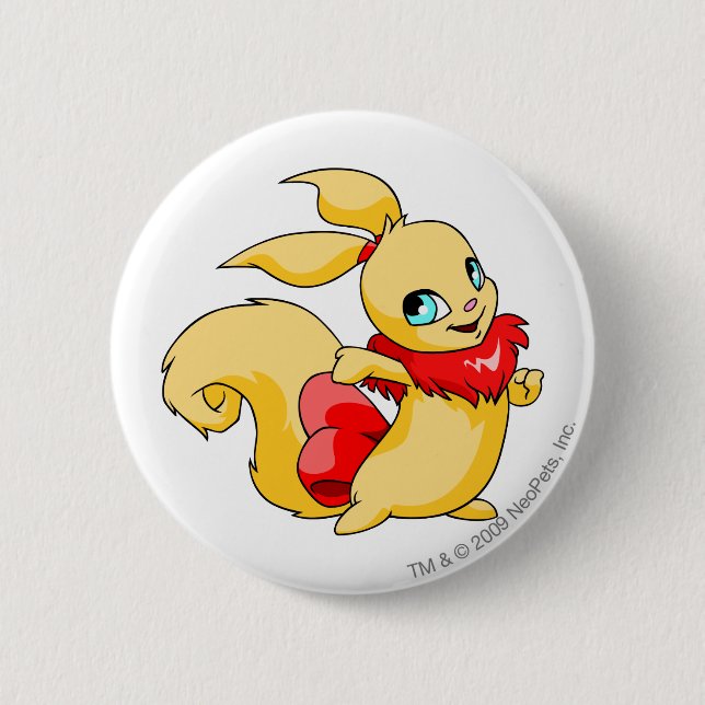 Usul Red 6 Cm Round Badge (Front)