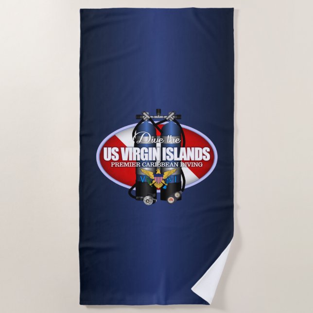 USVI (ST) BEACH TOWEL (Front)