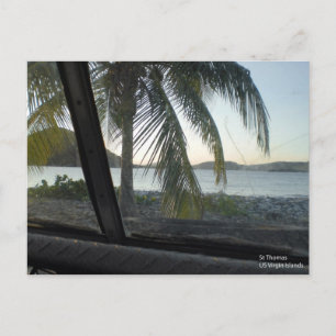 USVI St Thomas from a beat up jeep Postcard
