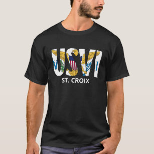 USVI US Virgin Islands Flag St. Croix Caribbean  T-Shirt
