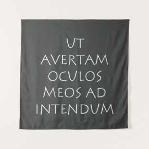 Ut avertam oculos meos ad intendum tapestry