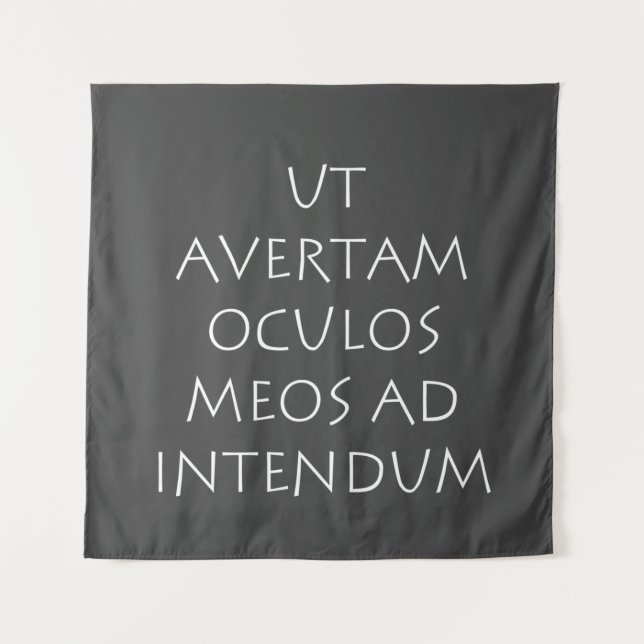 Ut avertam oculos meos ad intendum tapestry (Front)