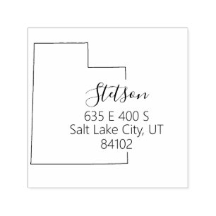 UT   State of Utah Return Address Stamp