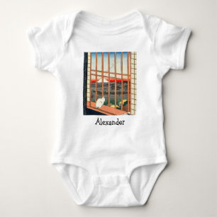 Utagawa Hiroshige - Asakusa Rice fields Baby Bodysuit