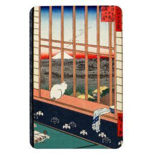Utagawa Hiroshige - Asakusa Rice fields Magnet